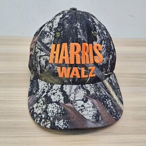 Harris Walz Hat President Green Timber Camo Midwest Campaign UNIONWEAR Union USA